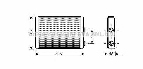 Compre 6448K8 Peugeot/Citroen Radiador de forno (de aquecedor)