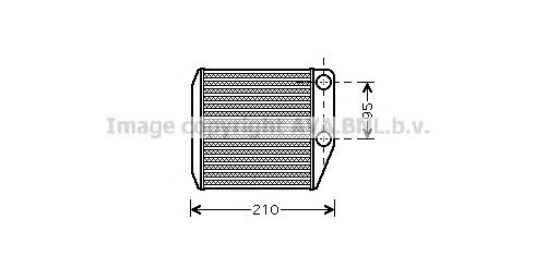 77363898 Fiat/Alfa/Lancia Radiador de forno (de aquecedor)