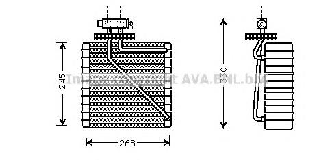 821490N Dasis Vaporizador de aparelho de ar condicionado