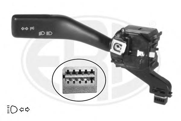 Compre DA50204 Magneti Marelli Comutador esquerdo instalado na coluna da direção
