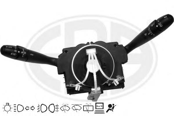 6239QA Peugeot/Citroen Comutador instalado na coluna da direção, montado