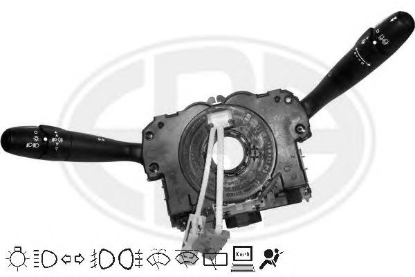 98062016XT Peugeot/Citroen Comutador esquerdo instalado na coluna da direção