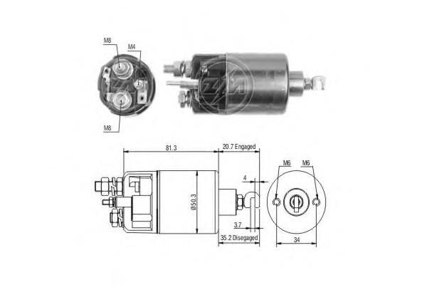 Relê retrator do motor de arranco Suzuki 3122051A10 preço, a partir de 21,93 USD