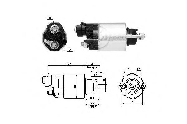 Compre 238471 Cargo Relê retrator do motor de arranco
