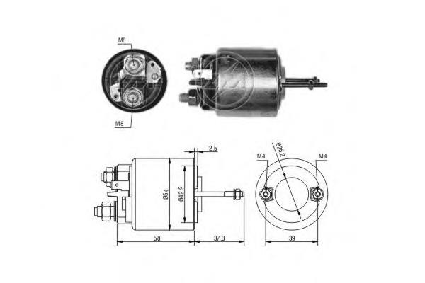 Relê retrator do motor de arranco VALEO 182462 preço, a partir de 31,99 USD