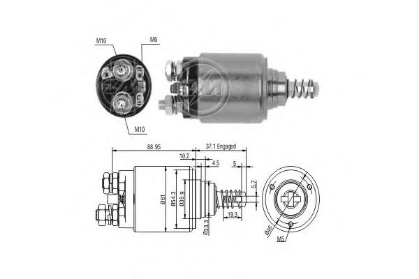 Relê retrator do motor de arranco Magneti Marelli 940113050185 preço, a partir de 51,94 USD