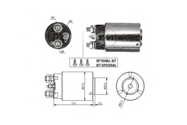 ZM861 ERA Relê retrator do motor de arranco
