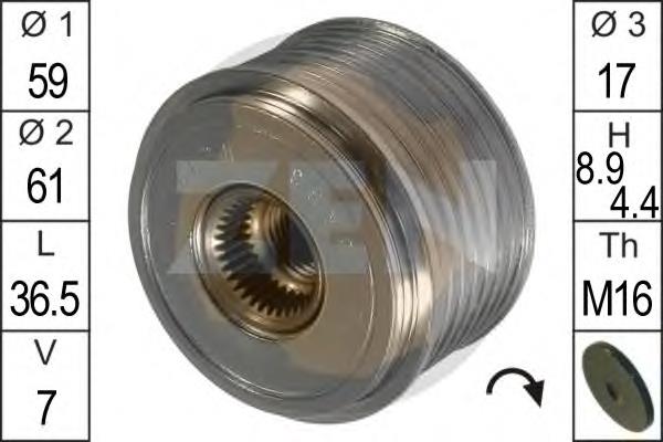 Polia do gerador F00M991192 Bosch