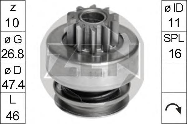 Compre 81016436 Power MAX Roda-livre do motor de arranco