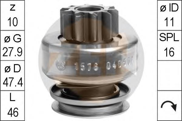 Roda-livre do motor de arranco Peugeot/Citroen 5835G4 preço, a partir de 17,46 USD