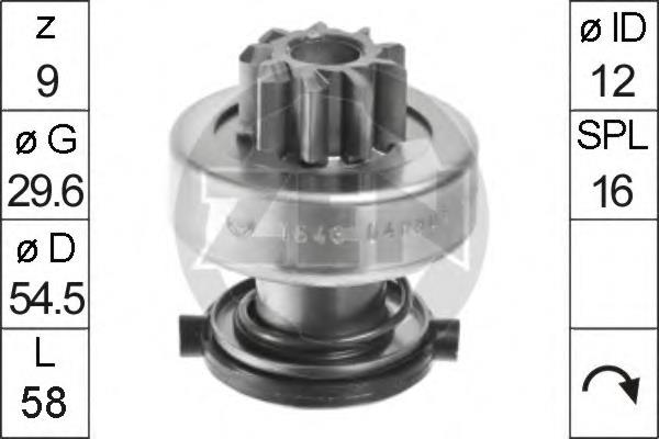 Compre 72330836 Profit Roda-livre do motor de arranco