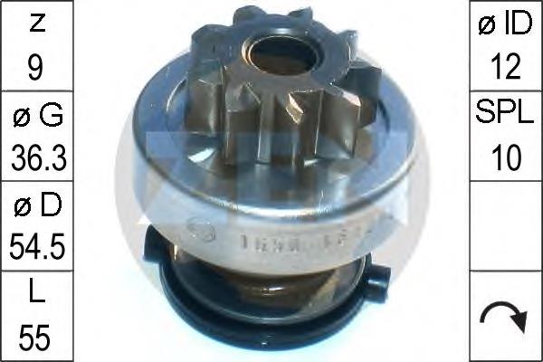 ZN1650 ERA Roda-livre do motor de arranco