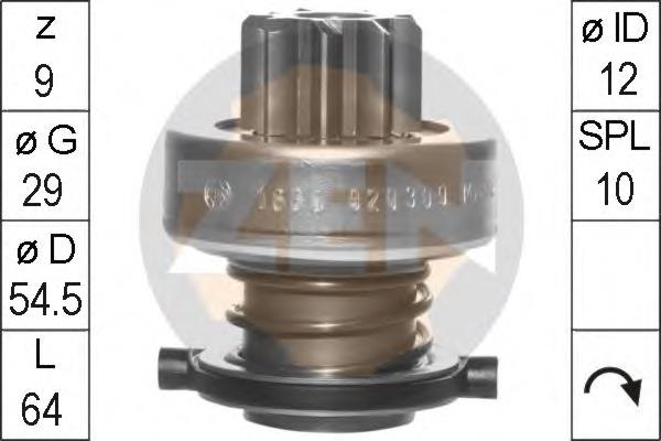 ZN1630 ERA Roda-livre do motor de arranco
