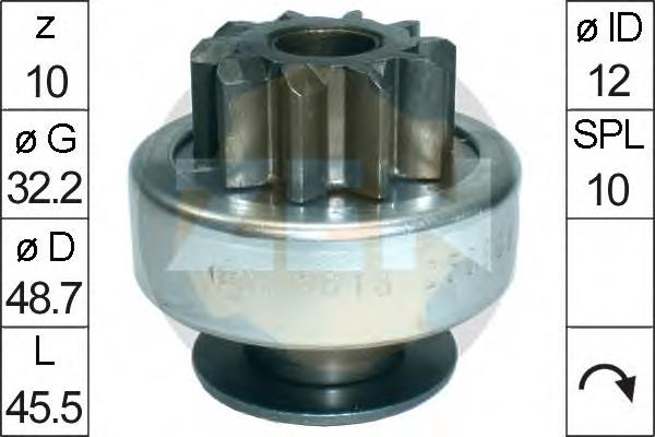 Roda-livre do motor de arranco SD3032 As-pl
