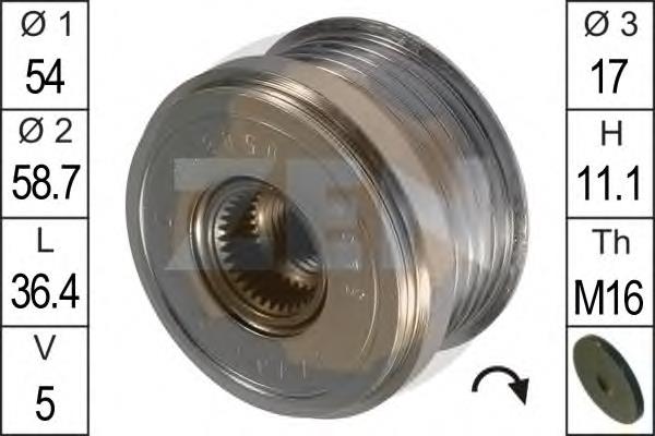 Compre 1204412 Opel Polia do gerador