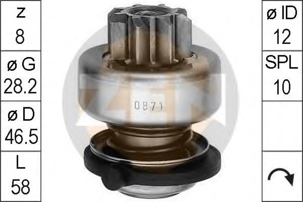 Roda-livre do motor de arranco Power MAX 81014854 preço, a partir de 13,01 USD