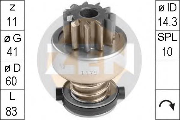 ZN1179 ERA Roda-livre do motor de arranco