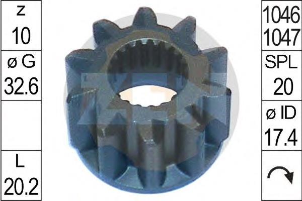 MD607789 Mitsubishi Roda dentada do motor de arranco