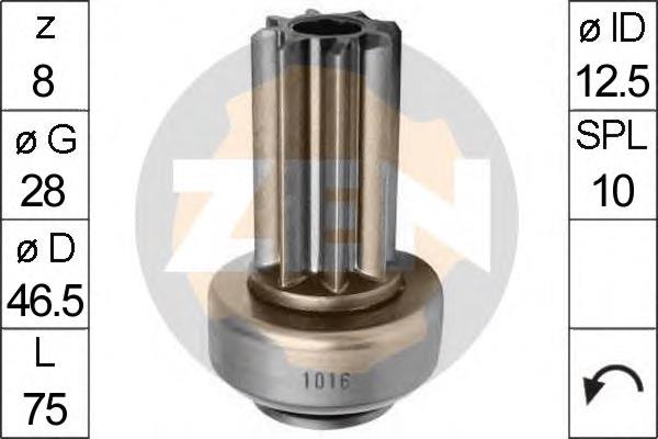 Roda-livre do motor de arranco SD2039 As-pl