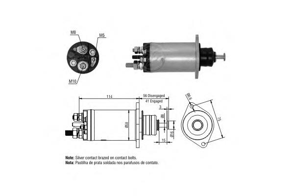 Compre 333845 Cargo Relê retrator do motor de arranco
