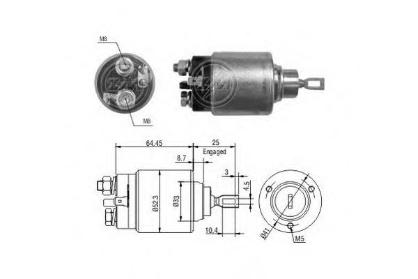 Relê retrator do motor de arranco Asam 34602 preço, a partir de 47,26 USD
