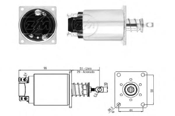 Compre 34602 Asam Relê retrator do motor de arranco