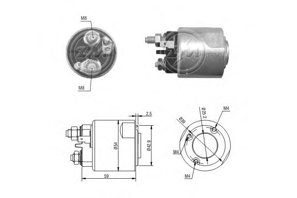 Compre 6001547542 Renault (RVI) Relê retrator do motor de arranco