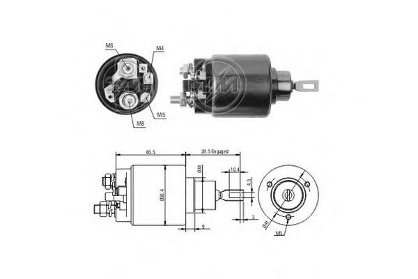 Relê retrator do motor de arranco Mercedes A0011521110 preço, a partir de 39,39 USD