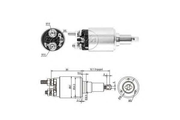 E3720 General Motors Relê retrator do motor de arranco
