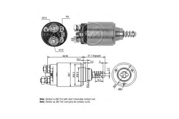 Relê retrator do motor de arranco Bosch 0331402001 preço, a partir de 52,01 USD