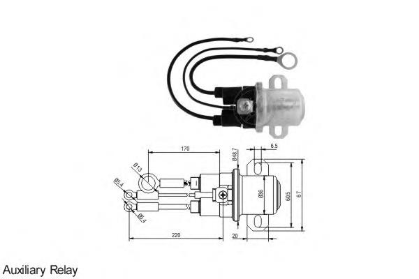 A0011526910 Mercedes Relê retrator do motor de arranco