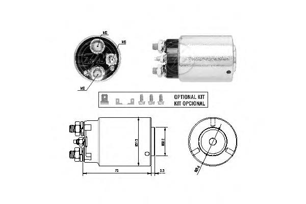 Relê retrator do motor de arranco ERA ZM861 preço, a partir de 19,70 USD