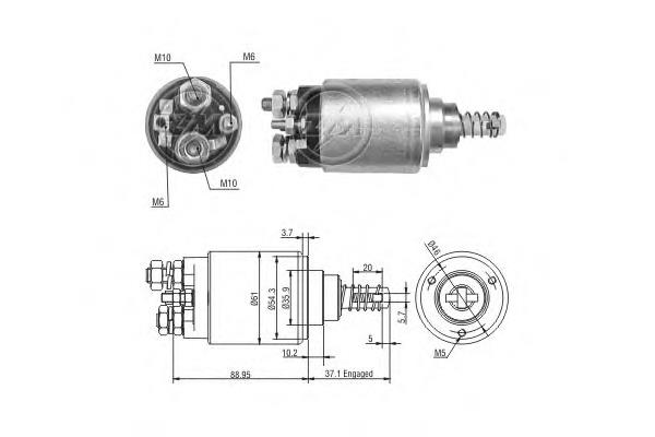 Relê retrator do motor de arranco Mercedes A0011528010 preço, a partir de 41,67 USD