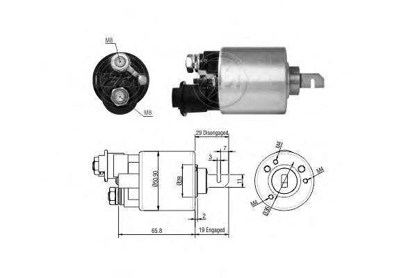 Compre 237404 Cargo Relê retrator do motor de arranco