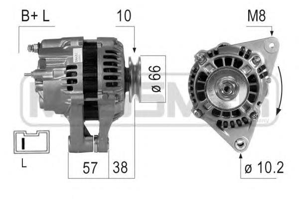 MG389 Mahle Original Gerador
