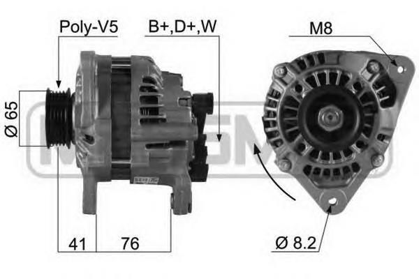 Gerador 63321695 Ford