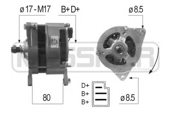 Gerador 2871A161 Perkins