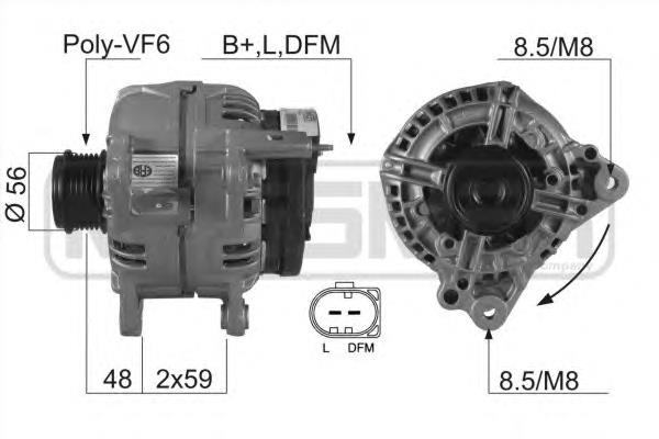 Gerador VAG 0124515022 preço, a partir de 65,18 USD