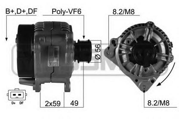 Gerador Mapco 13201 preço, a partir de 253,99 USD