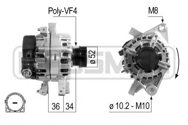 Gerador Toyota 270600Y270 preço, a partir de 192,39 USD