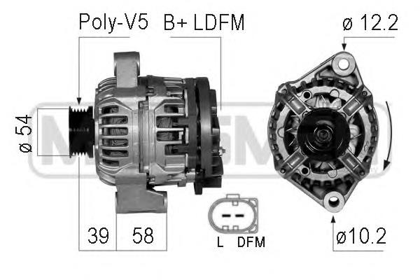 Gerador Mercedes A0111548002