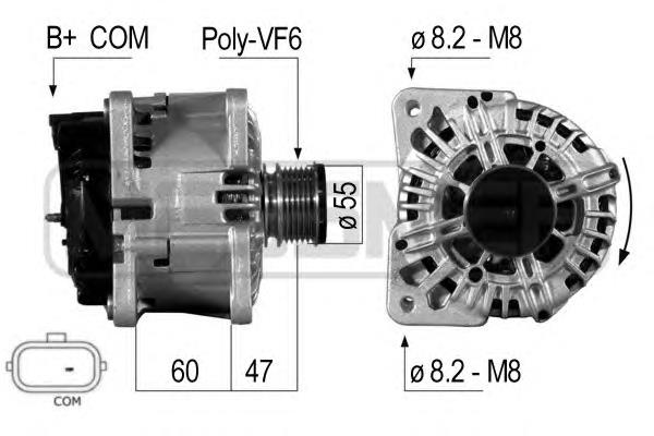 439646 VALEO Gerador