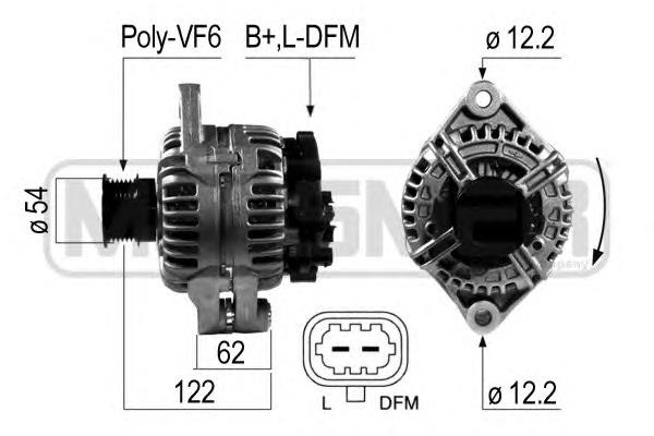 0124425059 Bosch Gerador
