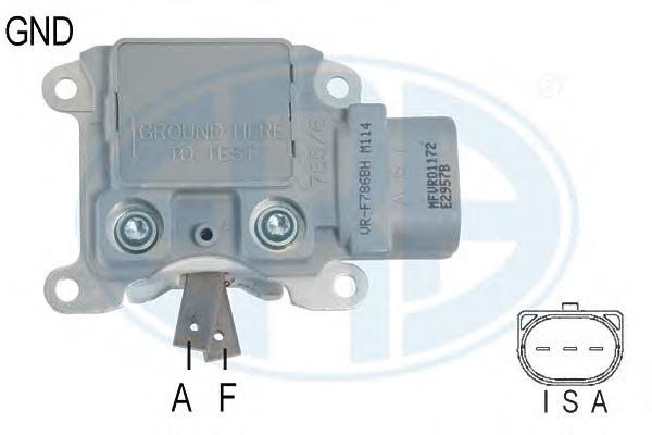Relê-regulador do gerador (relê de carregamento) F5DU10316AA Ford