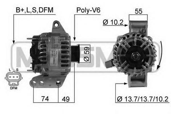 Gerador Ford 1478324 preço, a partir de 282,46 USD