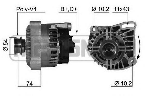 Compre 0046816031 Fiat/Alfa/Lancia Gerador