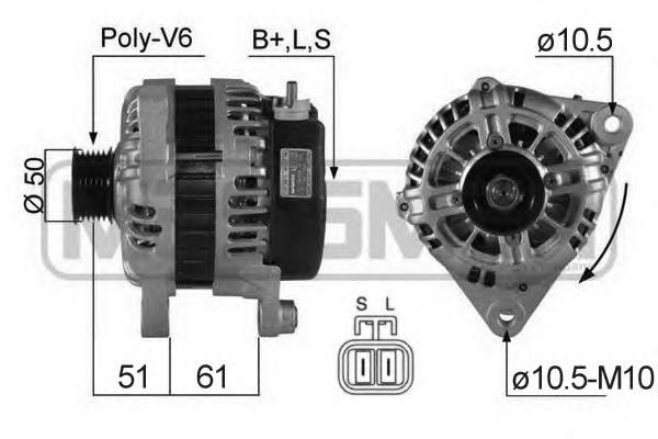 Gerador OK55918300 Hyundai/Kia