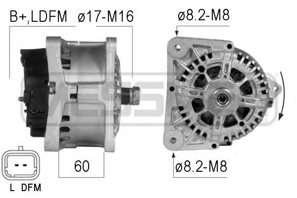 Gerador ERA 210280 preço, a partir de 72,36 USD