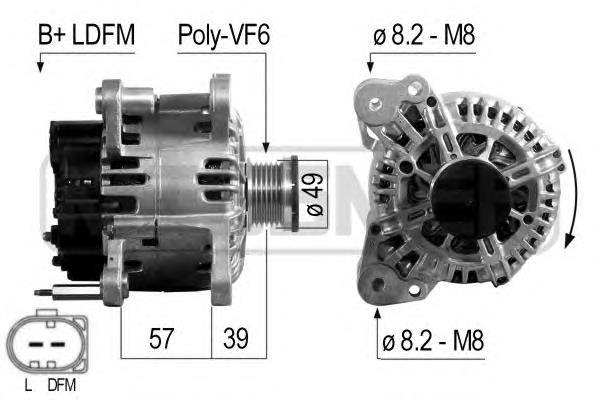 Gerador 440038 VALEO