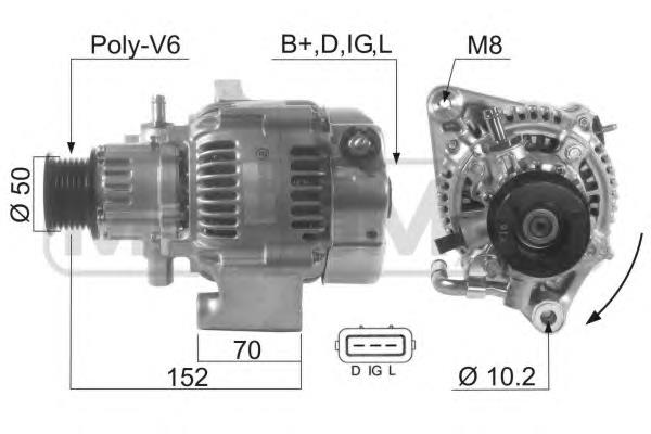 Gerador YLE102010 Land Rover